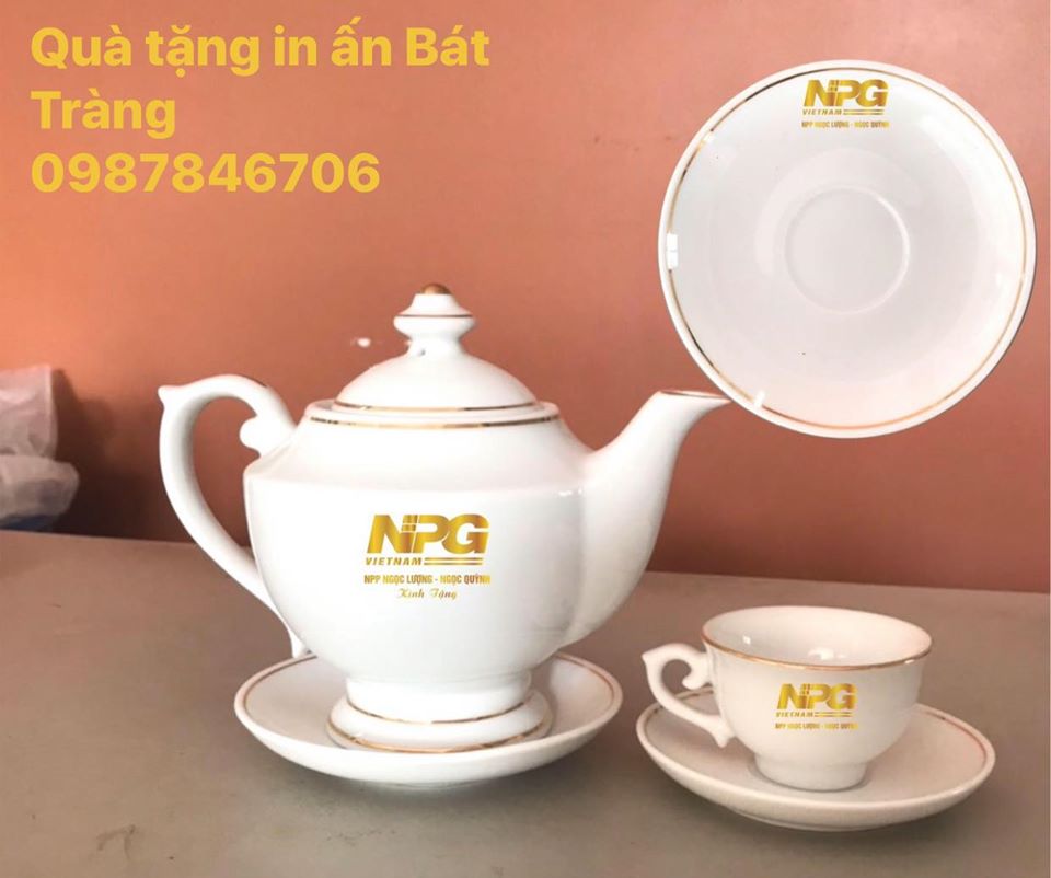 Địa Chỉ In Logo Lên Ấm Chén Quà Tặng Uy Tín Chất Lượng Tại Hà Nội